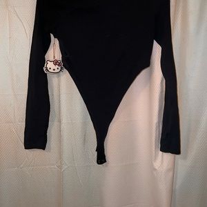 Black with white lettering